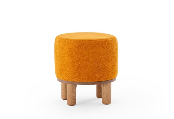 Ezel 45 Lik Puf -Altın Sarısı