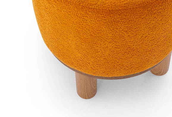 Ezel 45 Lik Puf -Altın Sarısı