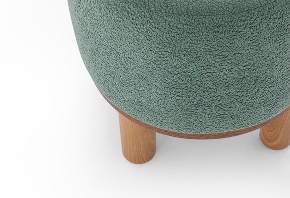 Ezel 45 Lik Puf - Koyu Yeşil