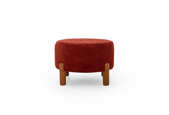 Ezel 60 Lık Puf - Bordo