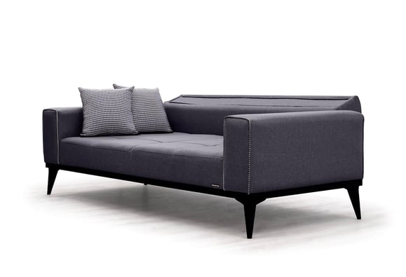 Gold Fulya Üçlü -Koyu Gri 