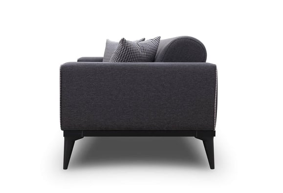 Gold Fulya Üçlü -Koyu Gri 