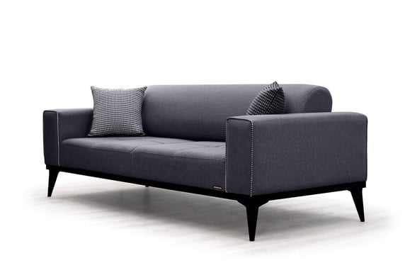 Gold Fulya Üçlü -Koyu Gri 