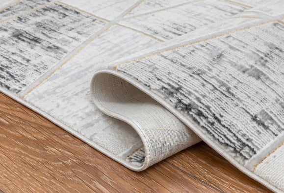 Kadife Gri Halı 80x150 (KF456A)