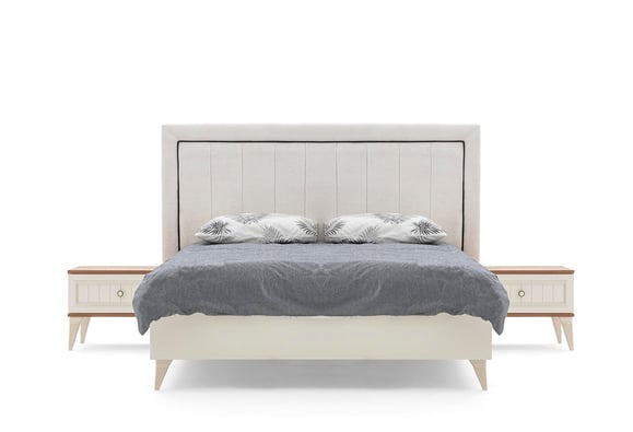 Lena 160lık Başlık (Krem)