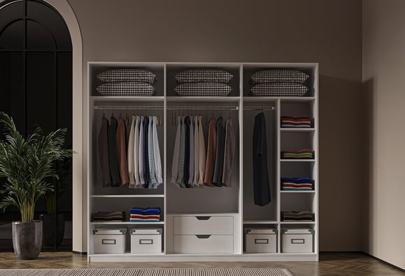 Lena 6 Kapaklı Modül Dolap