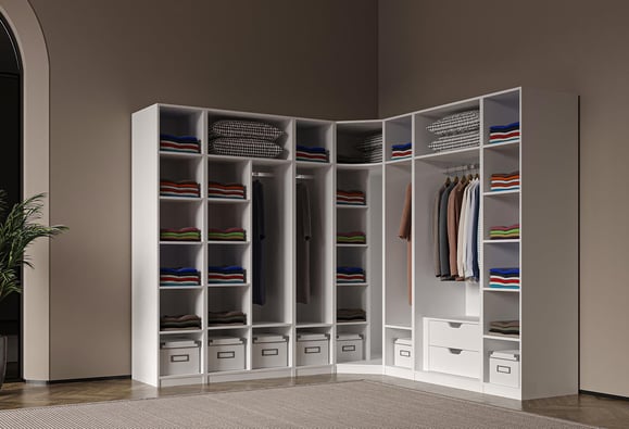 Lena 9 Kapaklı Modül Dolap