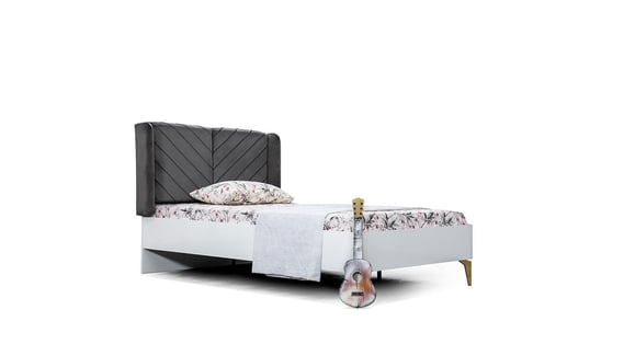 Lotto 100lük Karyola+Başlık (Beyaz)