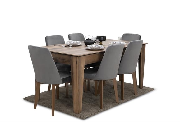 Lotto 6 Kişilik Yemek Masası