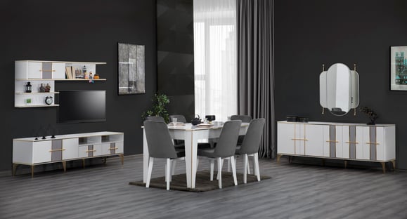 Lotto Yaşam Odası-Beyaz