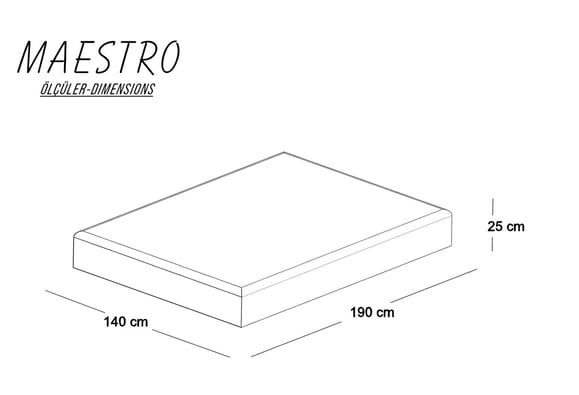 Maestro 140X190 Yatak
