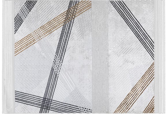 Marina Krem/Antrasit Halı 80x150 (MN418)