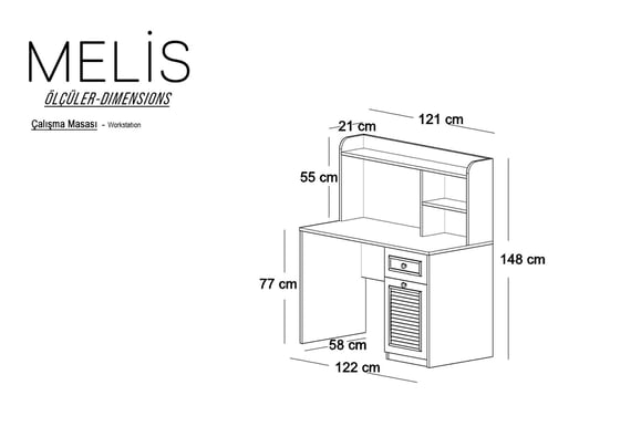 Melis Çalışma Masası