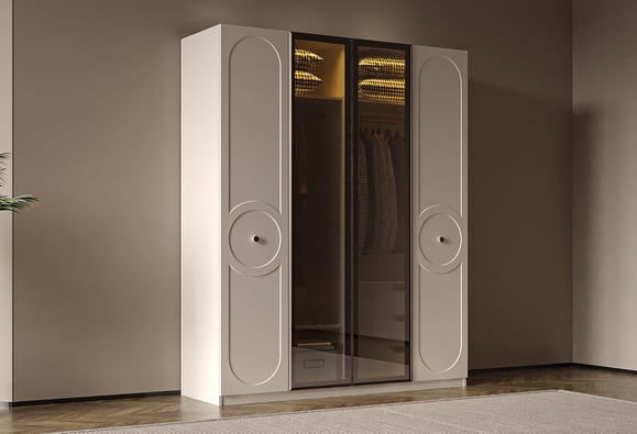 Olimpia 4 Kapaklı Modül Dolap