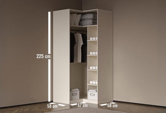 Olimpia Köşe Modül Dolap