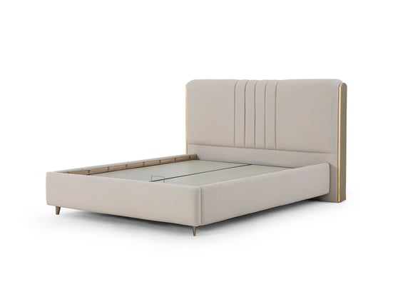 Perla 160x200 Döşemeli Baza Başlık Seti