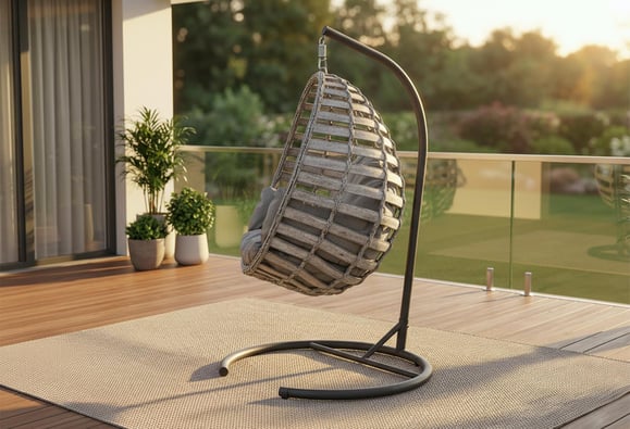 Pisa Rattan Örme Salıncak