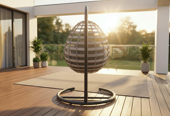 Pisa Rattan Örme Salıncak