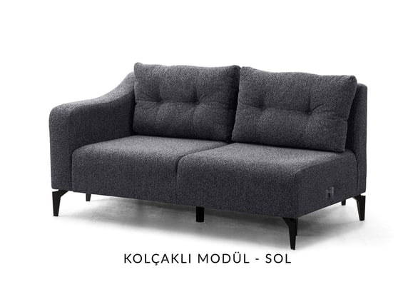 Remix Kollu İkili Modül Gri (Sol)