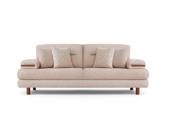 Roma Üçlü - (Bal Rengi / Ceviz)