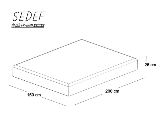 Sedef 150X200 Yatak