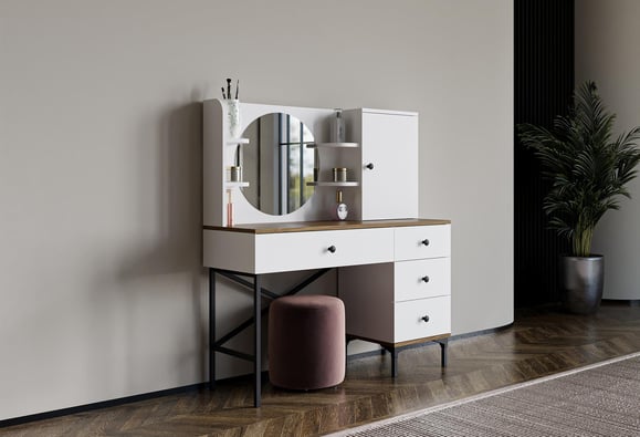 Still Dört Çekmeceli Makyaj Masası 