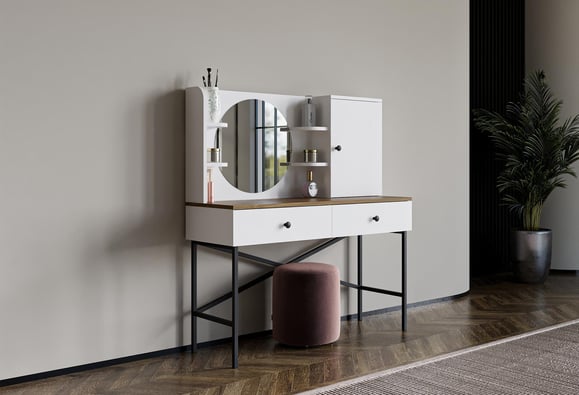 Still İki Çekmeceli Makyaj Masası 