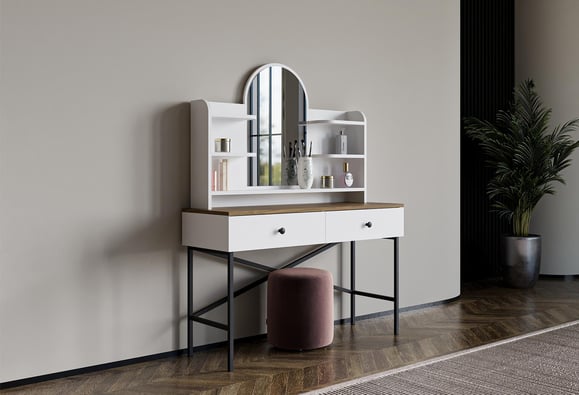 Still İki Çekmeceli Makyaj Masası 