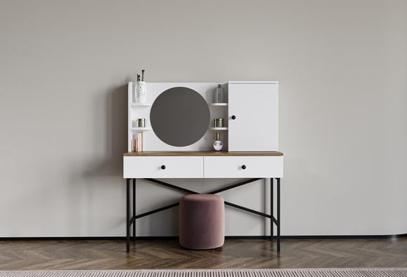 Still İki Çekmeceli Makyaj Masası 