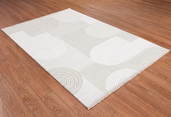 Lotus Halı 150X230 - Krem/Vizon (LT528) 