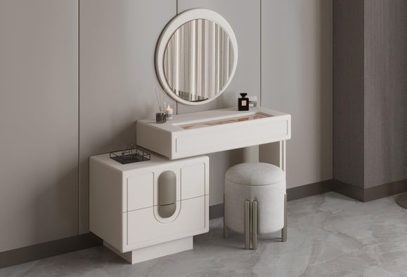 Urla Aynalı Makyaj Masası 