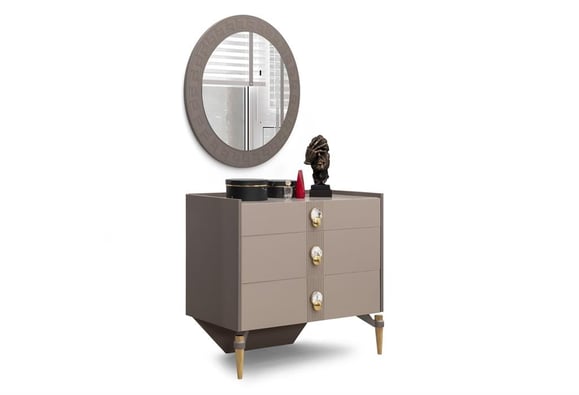 Versace Şifonyer+Ayna Panel