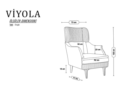 Viyola Berjer (krem)