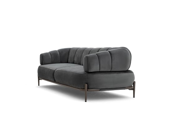 Zeugma Üçlü -Antrasit / Gri Metal Ayak