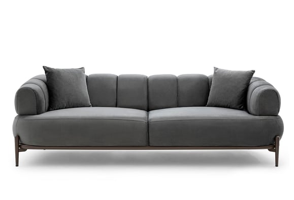 Zeugma Üçlü -Antrasit / Gri Metal Ayak