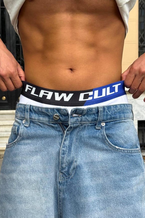 3lü Bel Lastikli Boxer Beyaz