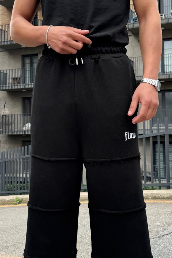 Bad Layers Oversize Ayarlanabilir Lastikli Eşofman Siyah