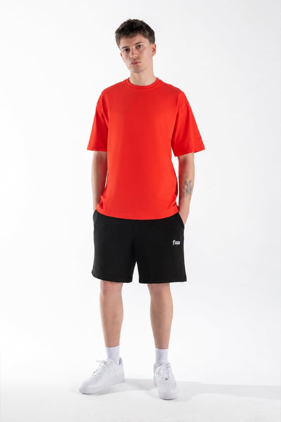 Basic Oversize Fit Kırmızı Tişört