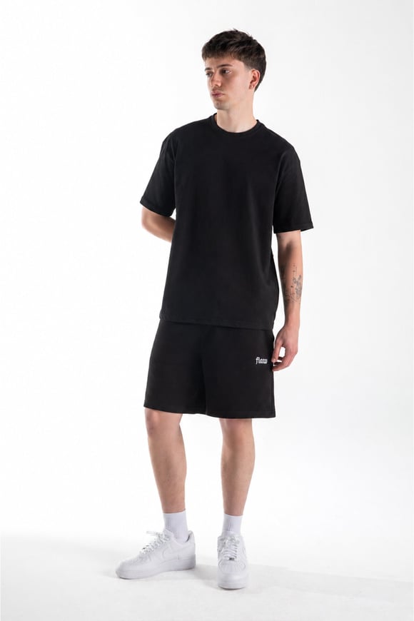 Basic Oversize Fit Siyah Tişört