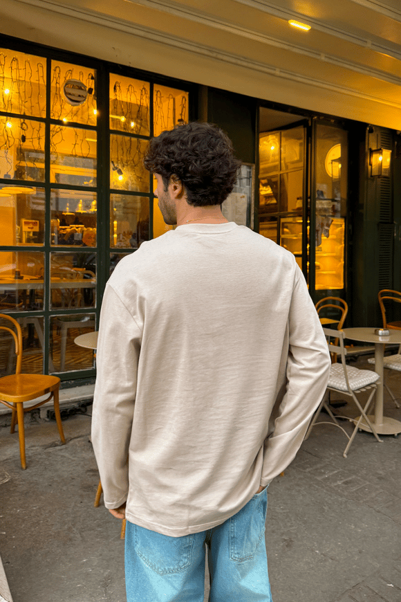 Basic Oversize Uzun Kol Tişört