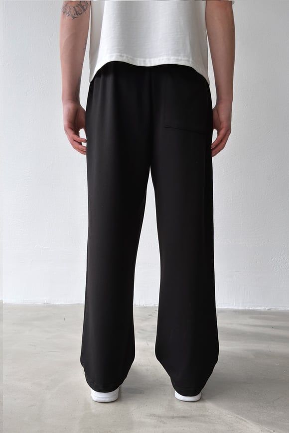 Basic Paça Stoper Siyah Eşofman Altı