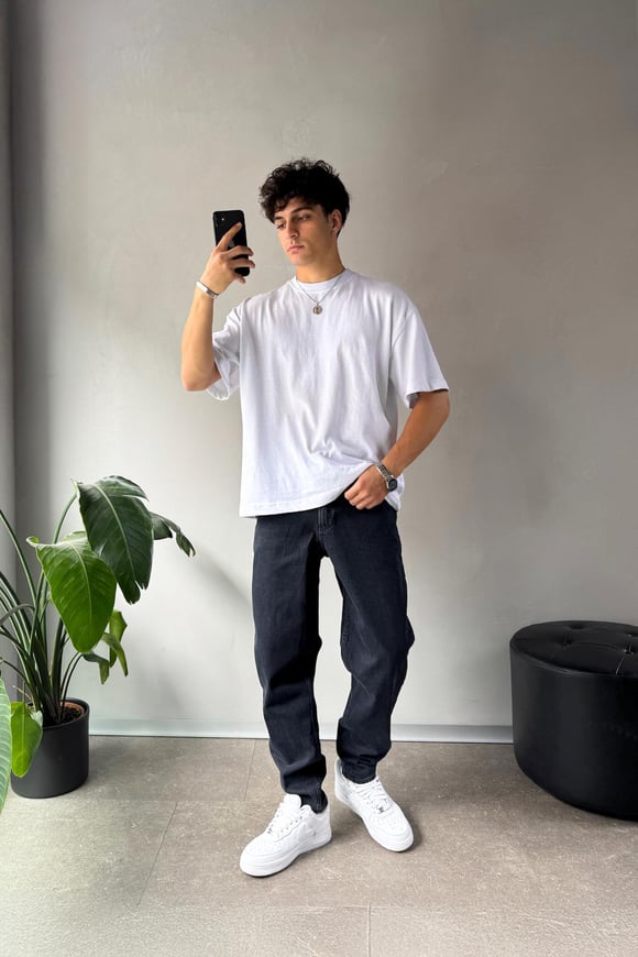 Basic Regular Antrasit Jean