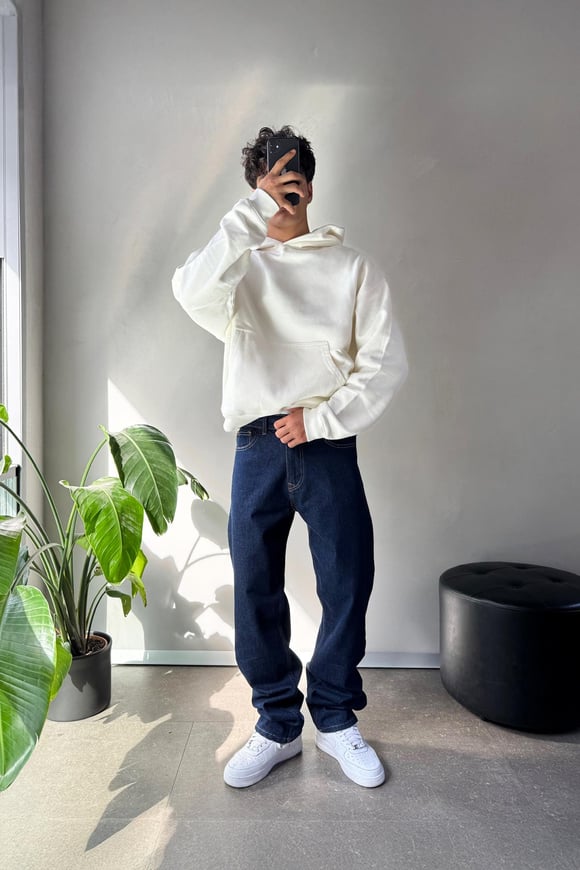 Basic Regular Lacivert Jean