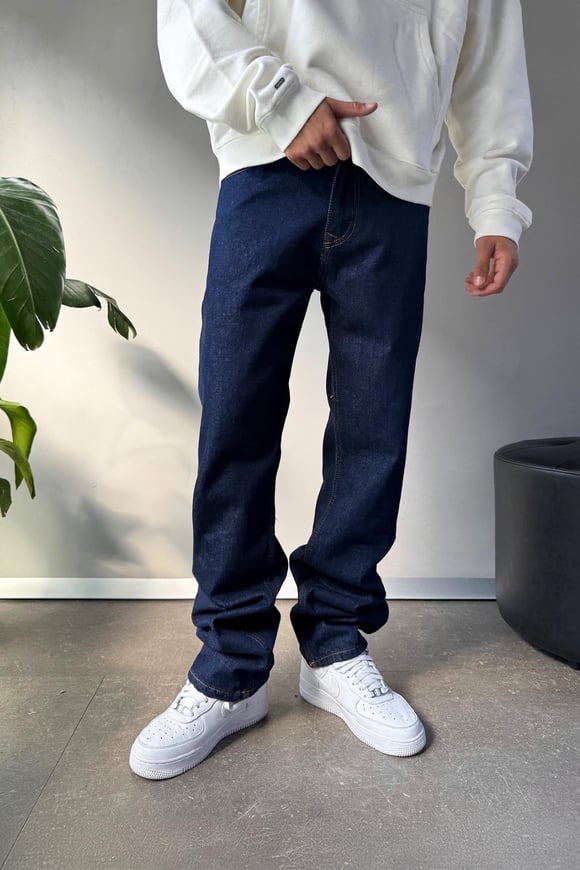 Basic Regular Lacivert Jean