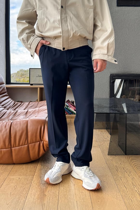 Basic Regular Pantolon Lacivert