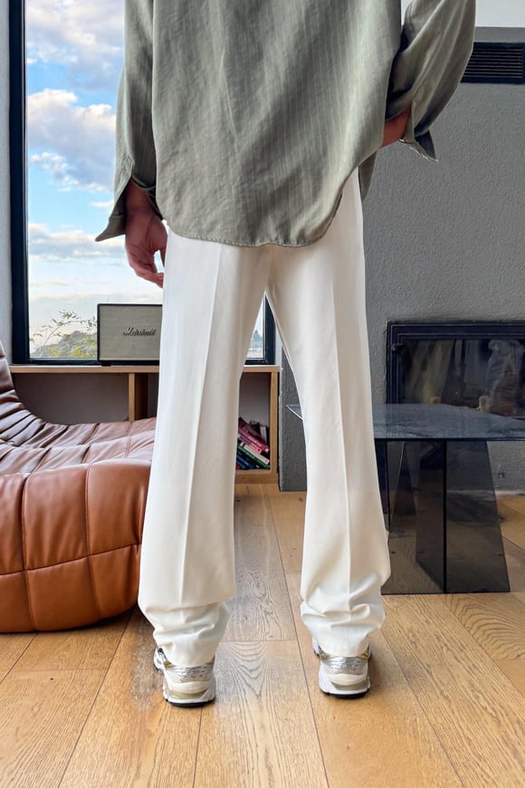 Basic Regular Pantolon Beyaz