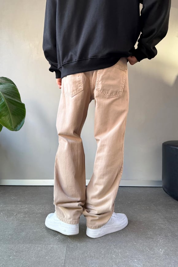 Basic Camel Regular Pantolon