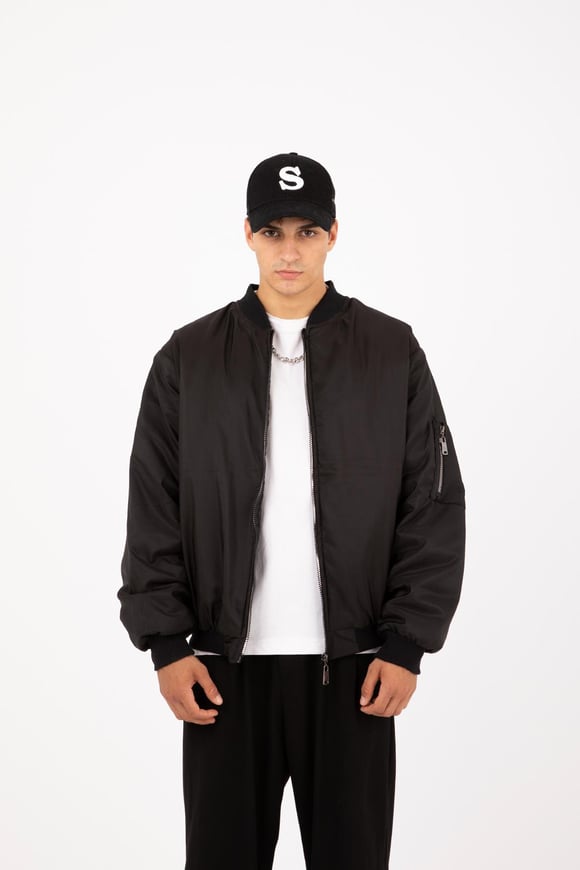 Basic Siyah Bomber Ceket