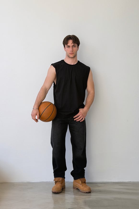 Basic Siyah Sıfır Kol Atlet