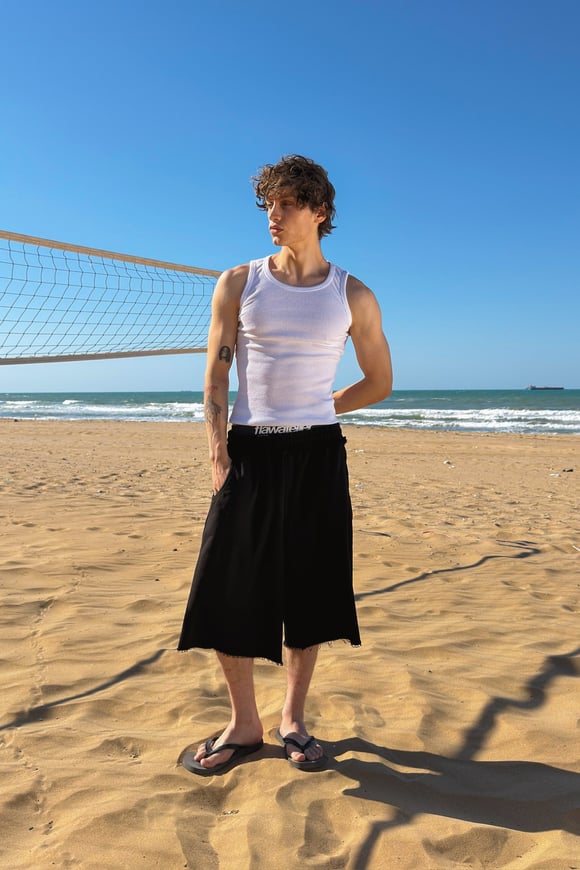 Basic Tank Top Beyaz Atlet